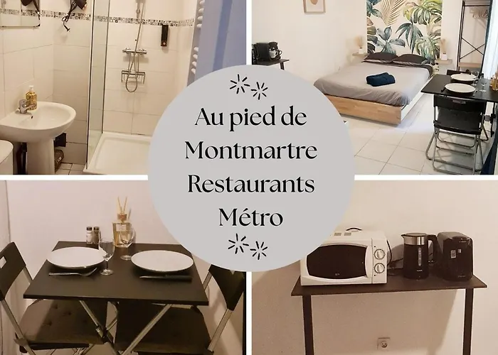 Appartamento Au Pied De Montmartre Dans Résidence Avec Gardien Et Caméra De Surveillance Parigi
